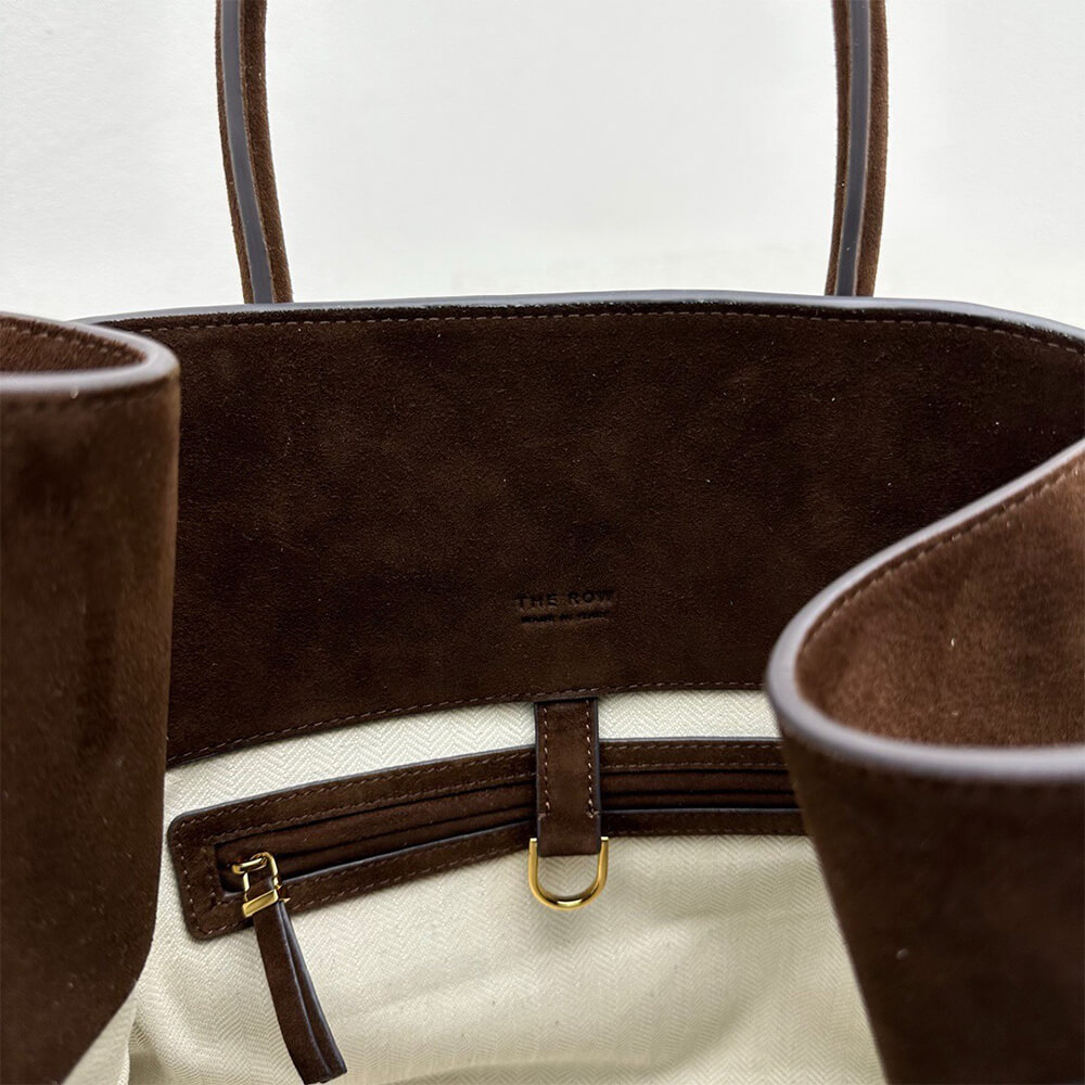THE ROW Soft Margaux 15 sued bag(High-end Grade)