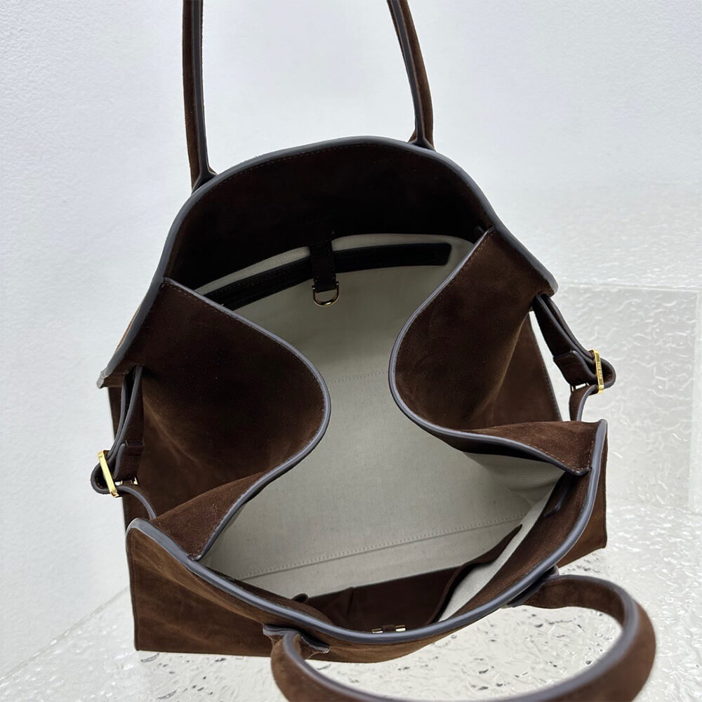 THE ROW Soft Margaux 15 sued bag(High-end Grade)