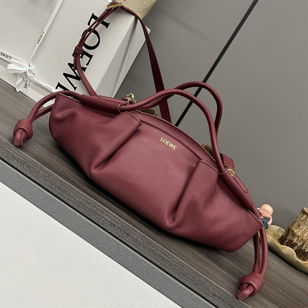 Loewe Small Paseo bag in shiny nappa calfskin(high-end grade)