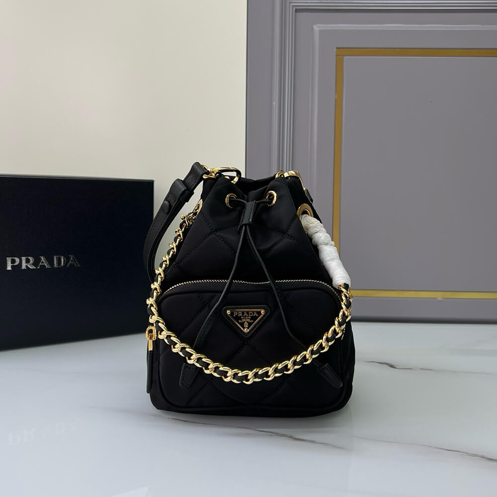 Prada Re-Edition 1995 Chaîne Re-Nylon shoulder bag(HIGH-END GRADE)