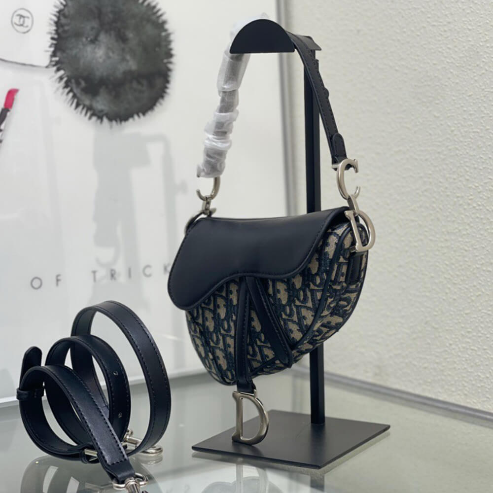 Dior Mini Saddle Bag with Strap