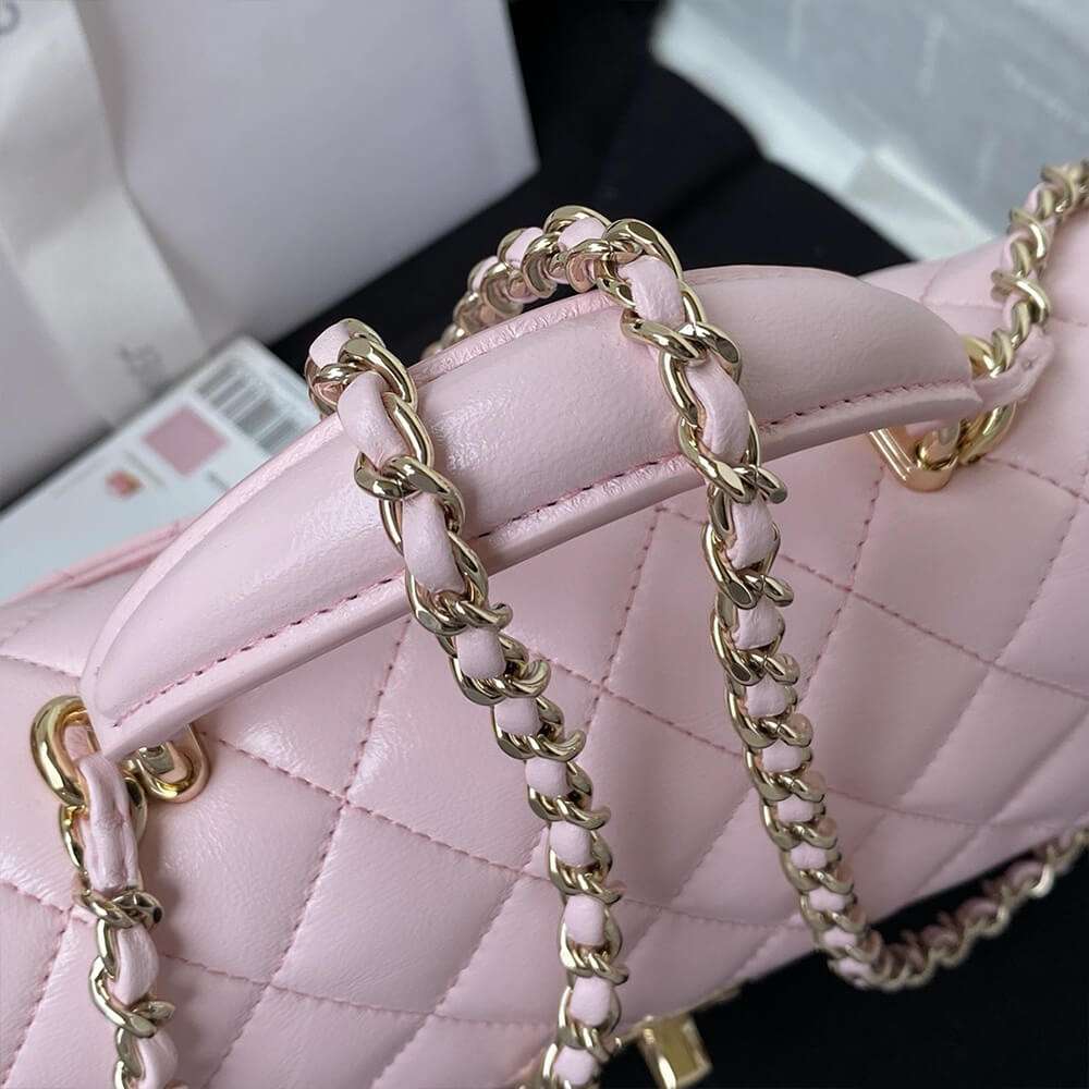 CHANEL Mini Classic Handbag With Top Handle