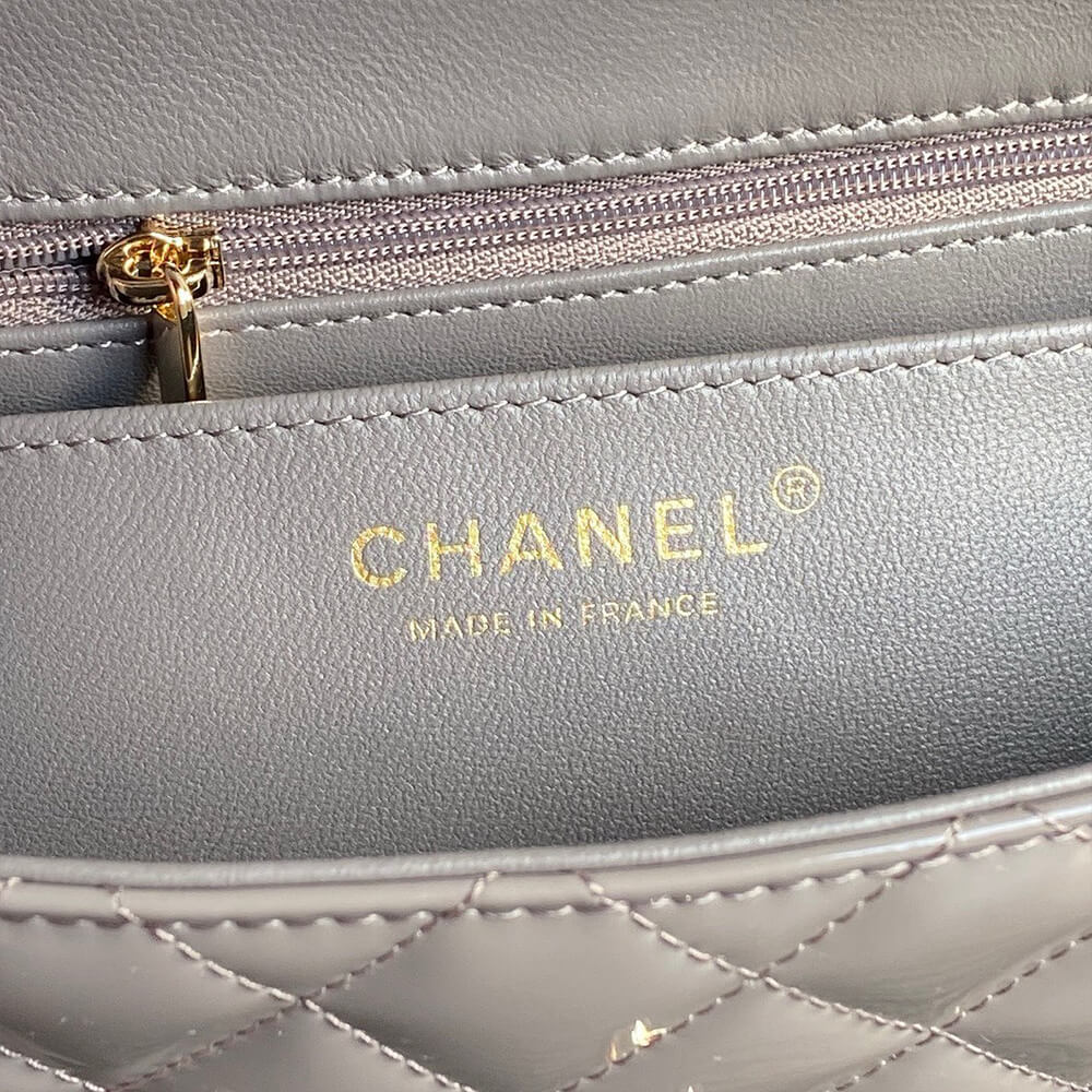 CHANEL Mini Classic Handbag With Top Handle