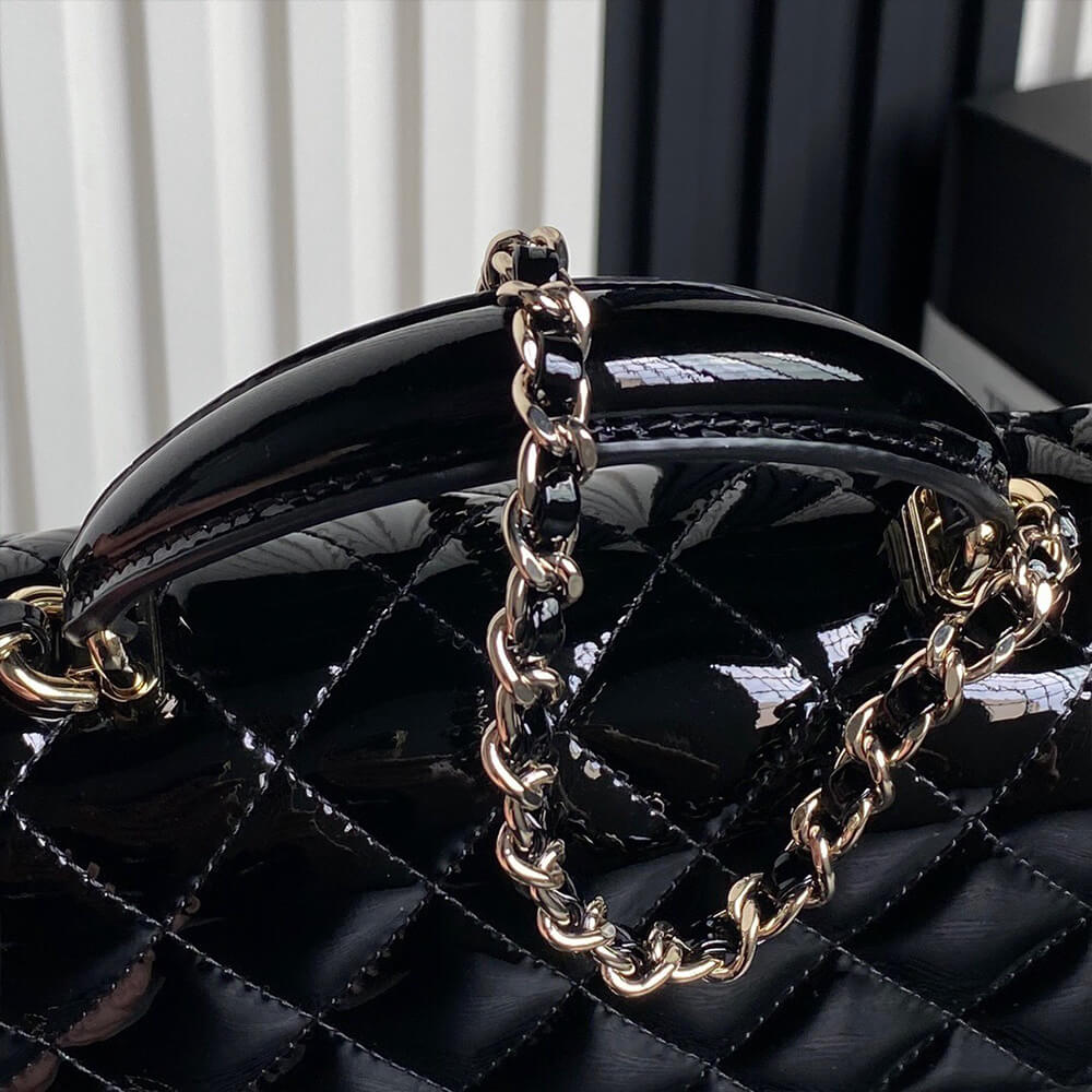 CHANEL Mini Classic Handbag With Top Handle