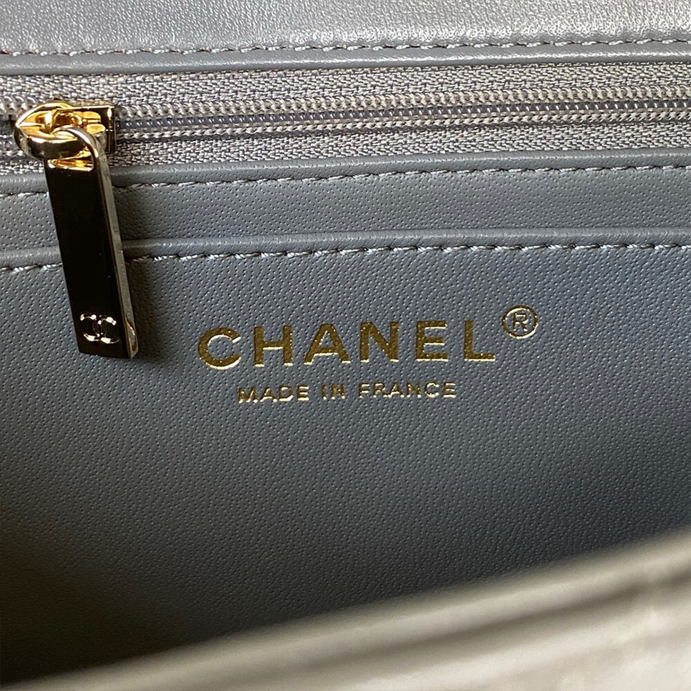 CHANEL Mini Classic Handbag With Top Handle