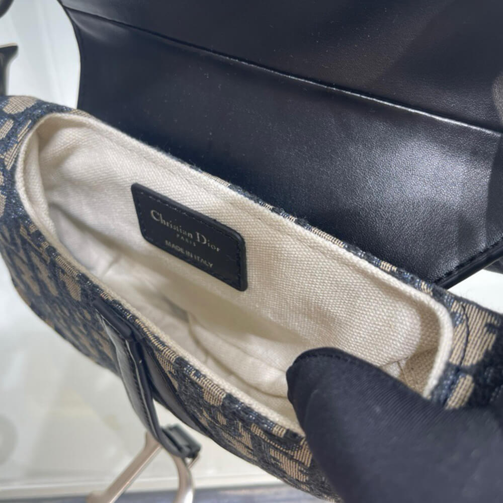 Dior Mini Saddle Bag with Strap