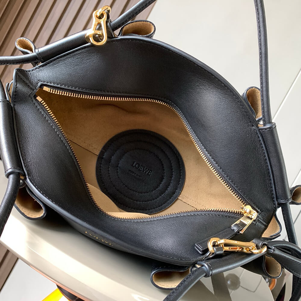 Loewe Small Paseo bag in shiny nappa calfskin(high-end grade)