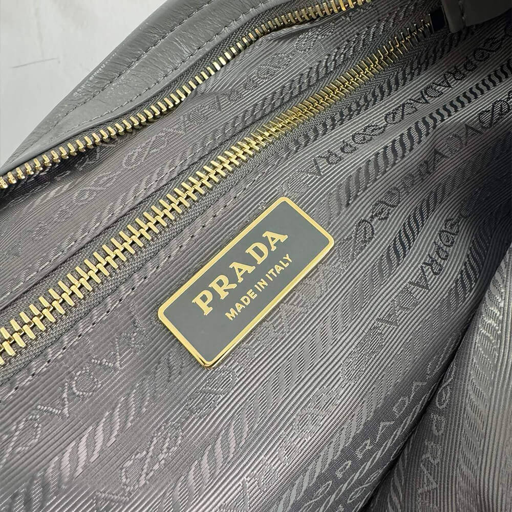 Prada Large leather handbag(high-end grade)