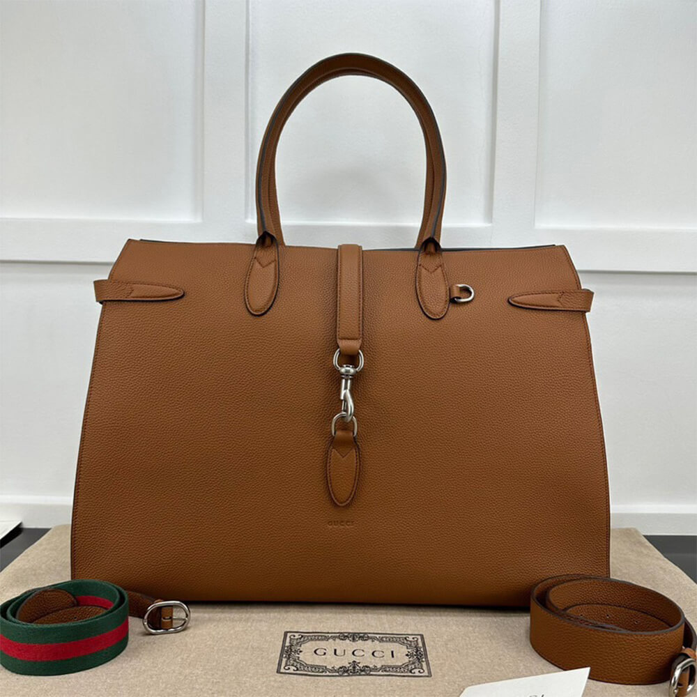 G*u*i large tote bag with hook closure(high-end grade)