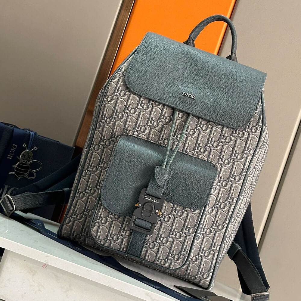 Dior Saddle Backpack with Flap(high-end grade)