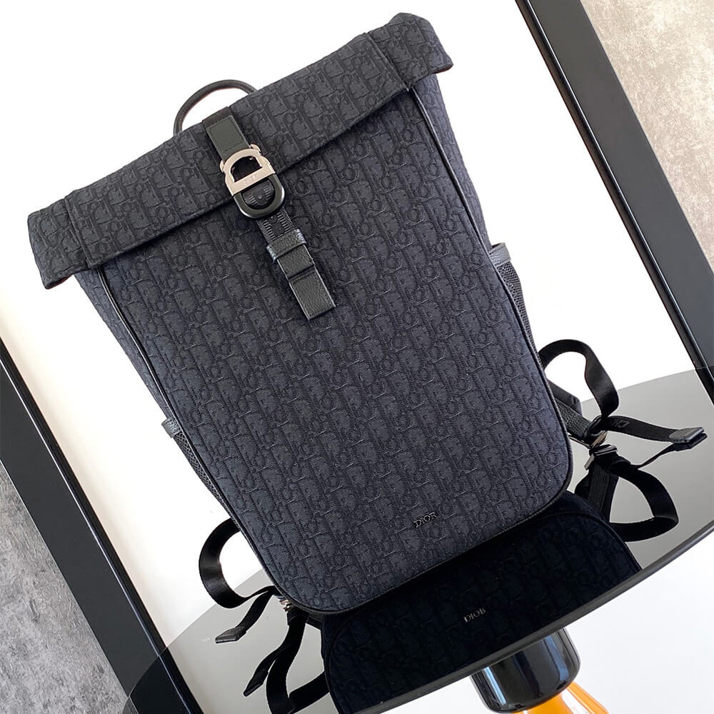 Dior 8 Roll Top Backpack(high-end grade)