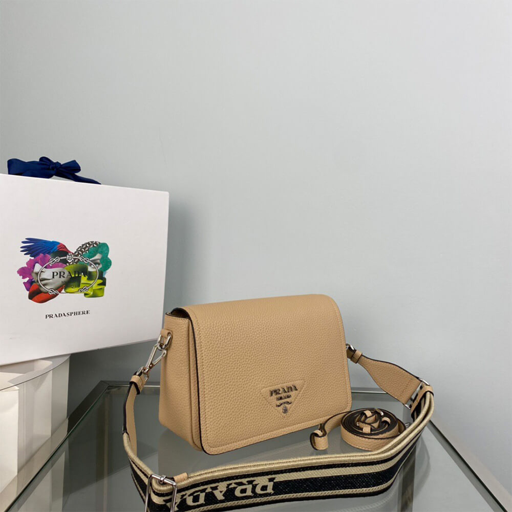 Prada Leather shoulder bag(high-end grade)