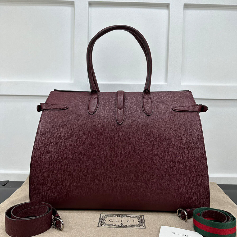 G*u*i large tote bag with hook closure(high-end grade)