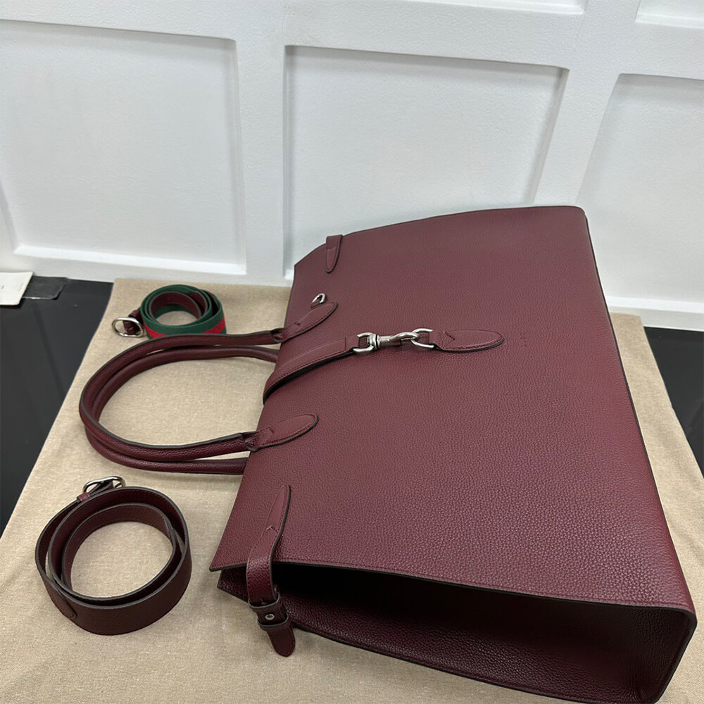 G*u*i large tote bag with hook closure(high-end grade)