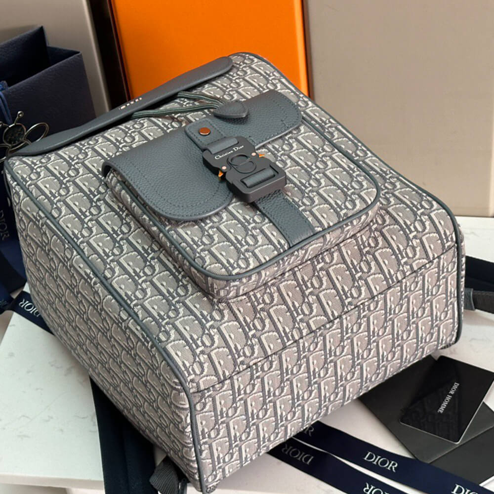 Dior Saddle Backpack with Flap(high-end grade)