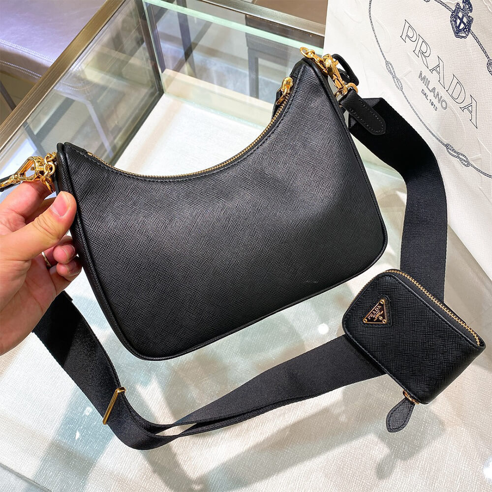 Prada Re-Edition 2005 Saffiano leather bag(TAX-FREE GRADE)