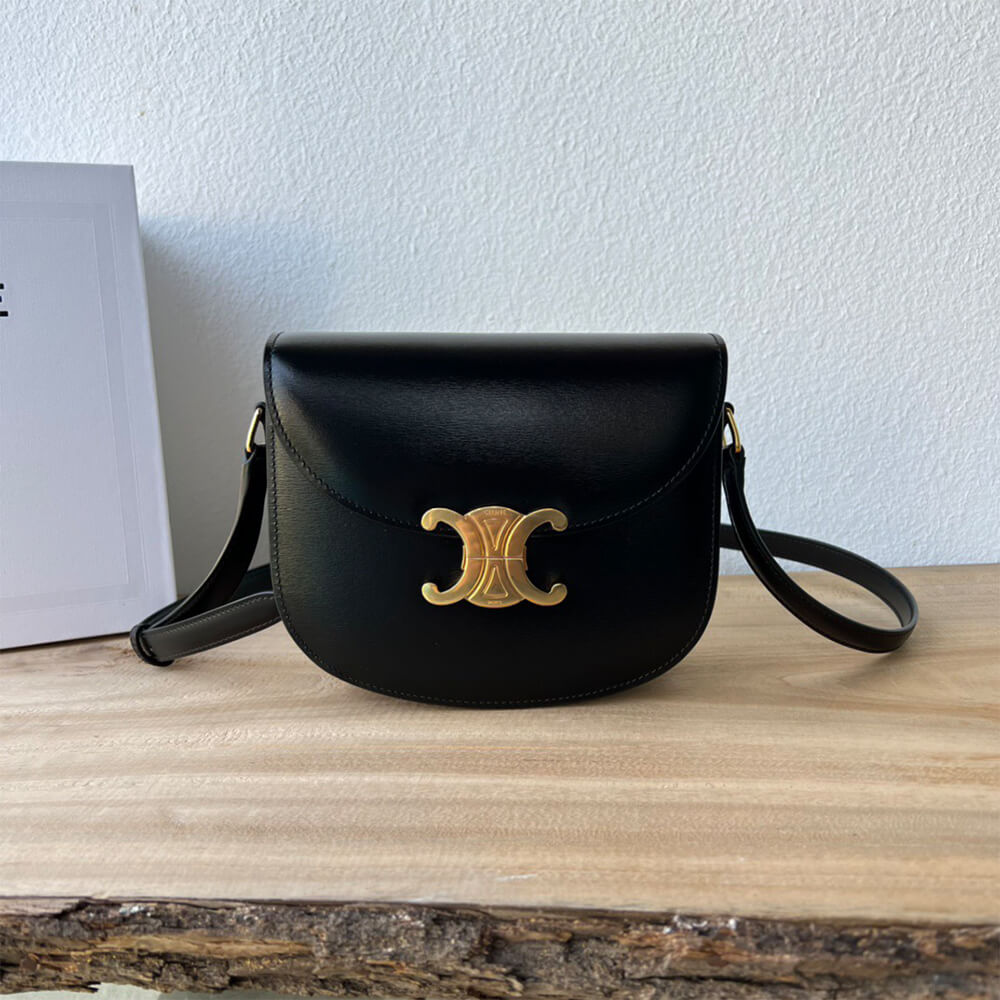 CELINE BESACE CLEA in shiny calfskin(HIGH-END GRADE)
