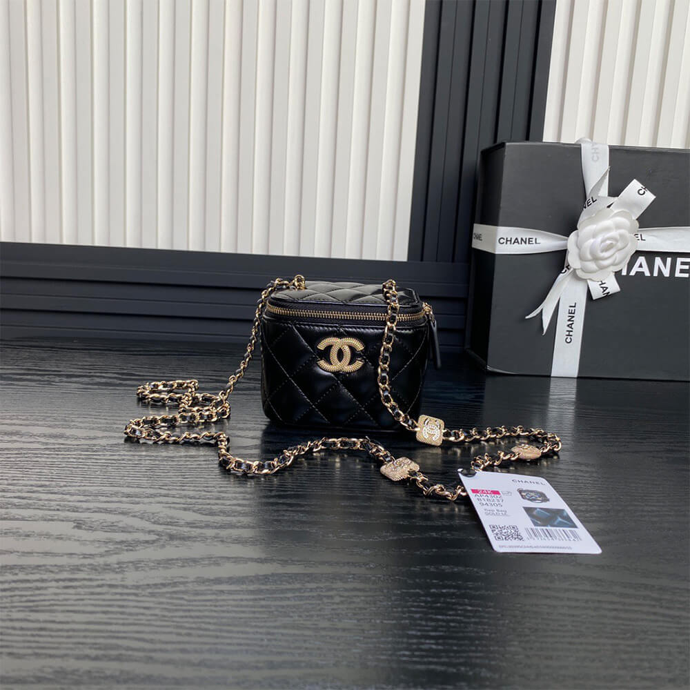 CHANEL Small Vanity with Chain(HIGH-END GRADE)