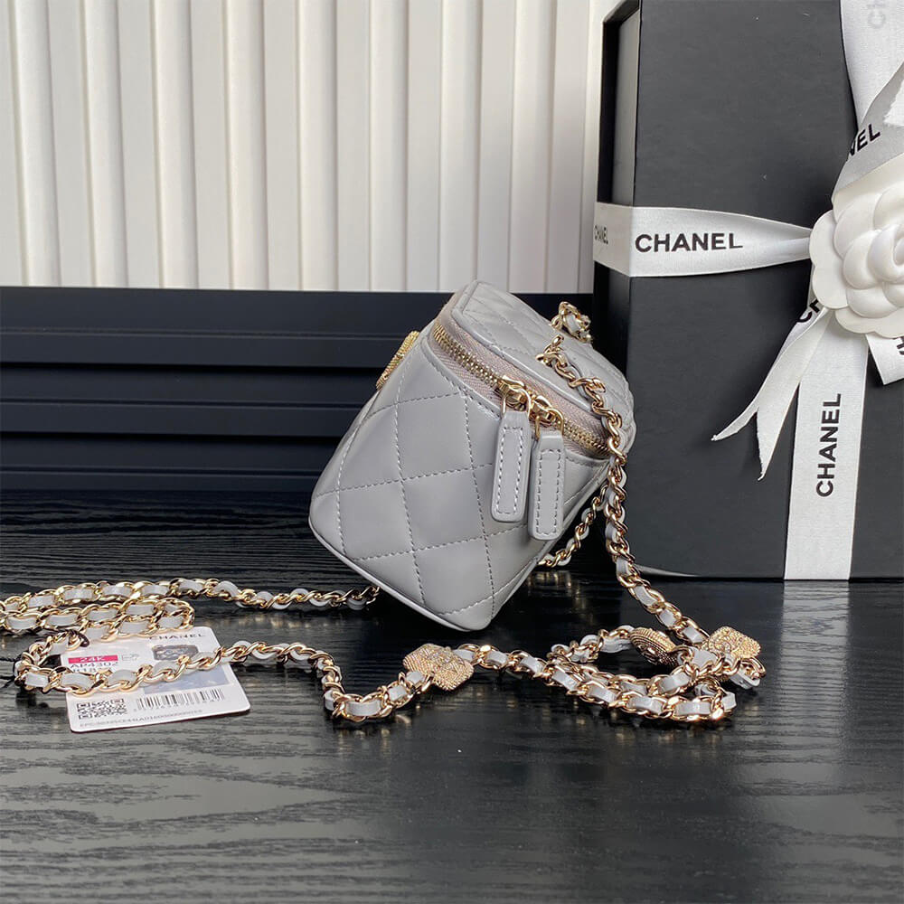 CHANEL Small Vanity with Chain(HIGH-END GRADE)