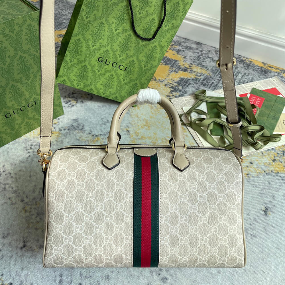 G*u*i ophidia medium top handle bag