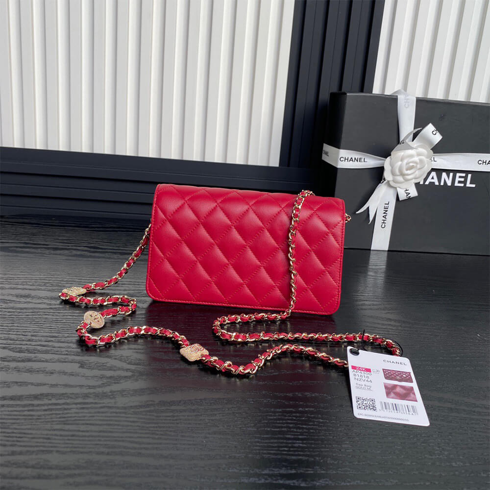 CHANEL Clutch With Chain(HIGH-END GRADE)