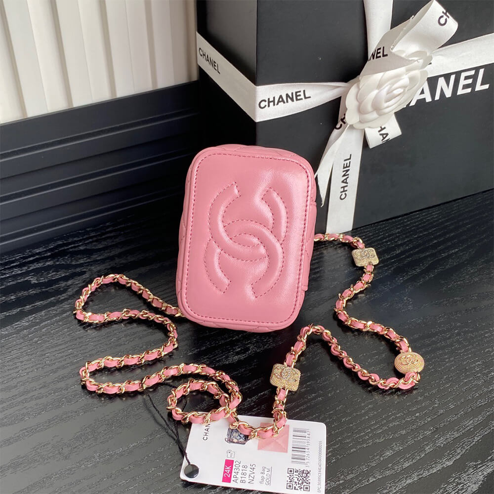 CHANEL Small Vanity with Chain(HIGH-END GRADE)