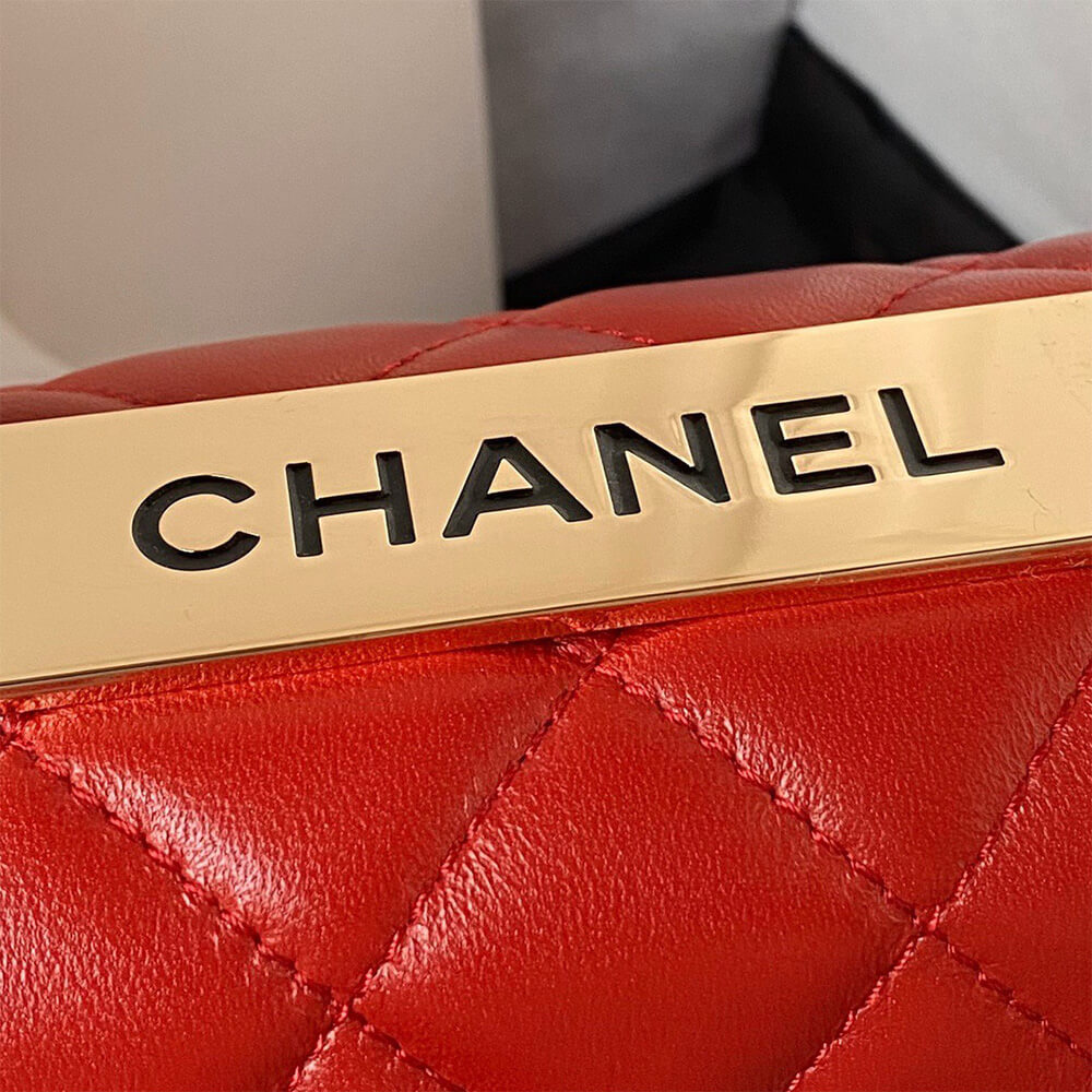 CHANEL Mini Flap Bag with Top Handle(HIGH-END GRADE)