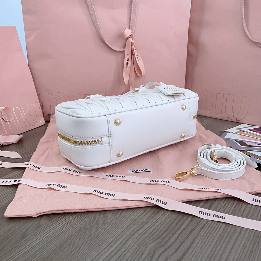 MIUMIU Large Arcadie matelasse nappa Bag(HIGH-END GRADE)