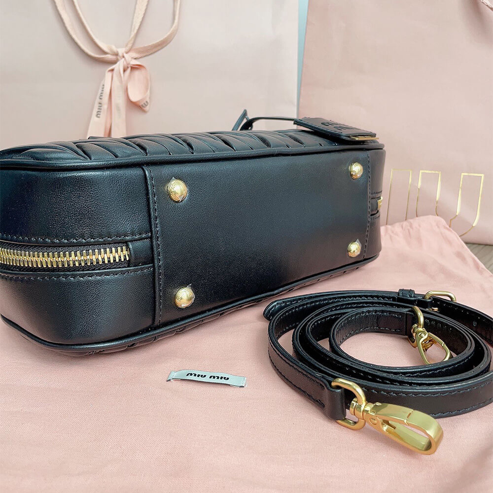 MIUMIU Large Arcadie matelasse nappa Bag(HIGH-END GRADE)