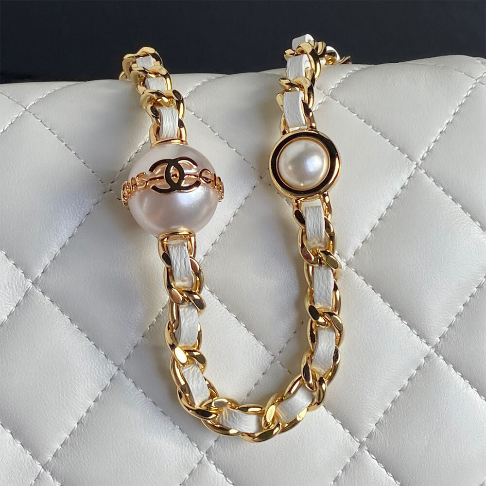 CHANEL Flap Phone Holder with Chain(HIGH-END GRADE)