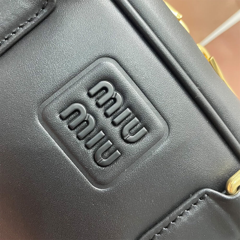 MIUMIU Large Arcadie Leather Bag(HIGH-END GRADE)