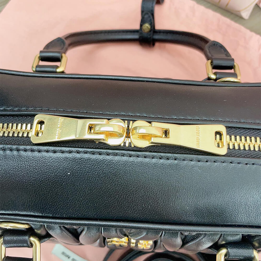 MIUMIU Large Arcadie matelasse nappa Bag(HIGH-END GRADE)