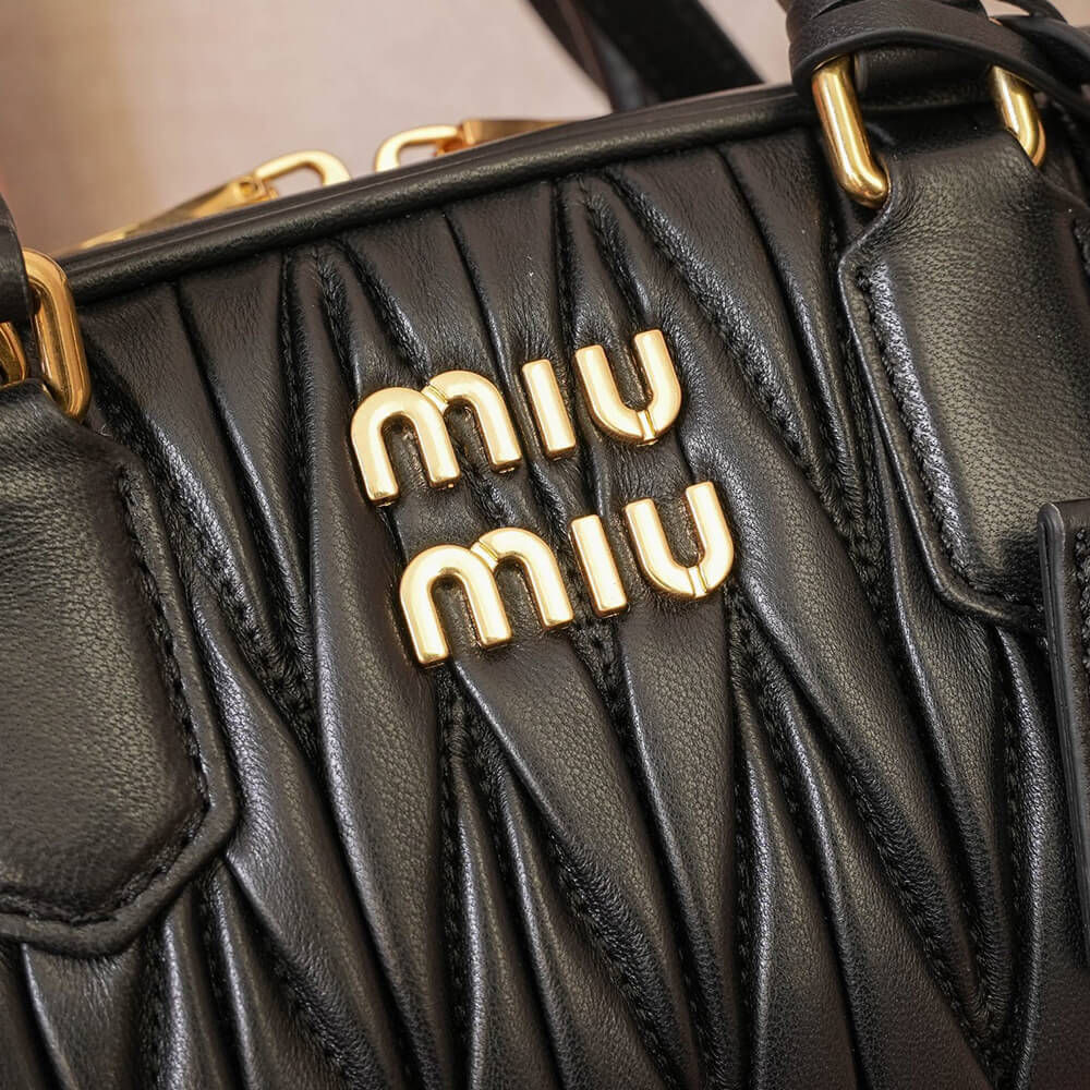 MIUMIU Medium Arcadie matelasse nappa Bag(HIGH-END GRADE)