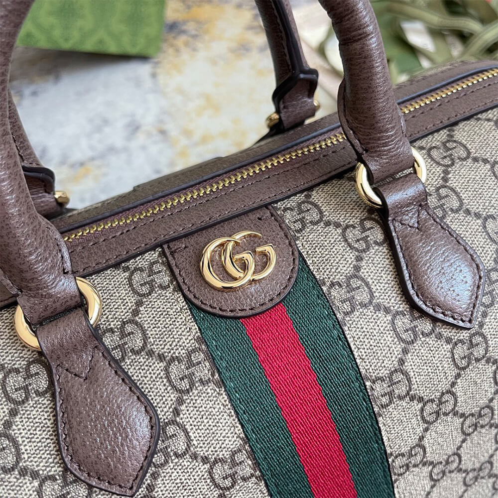 G*u*i ophidia medium top handle bag