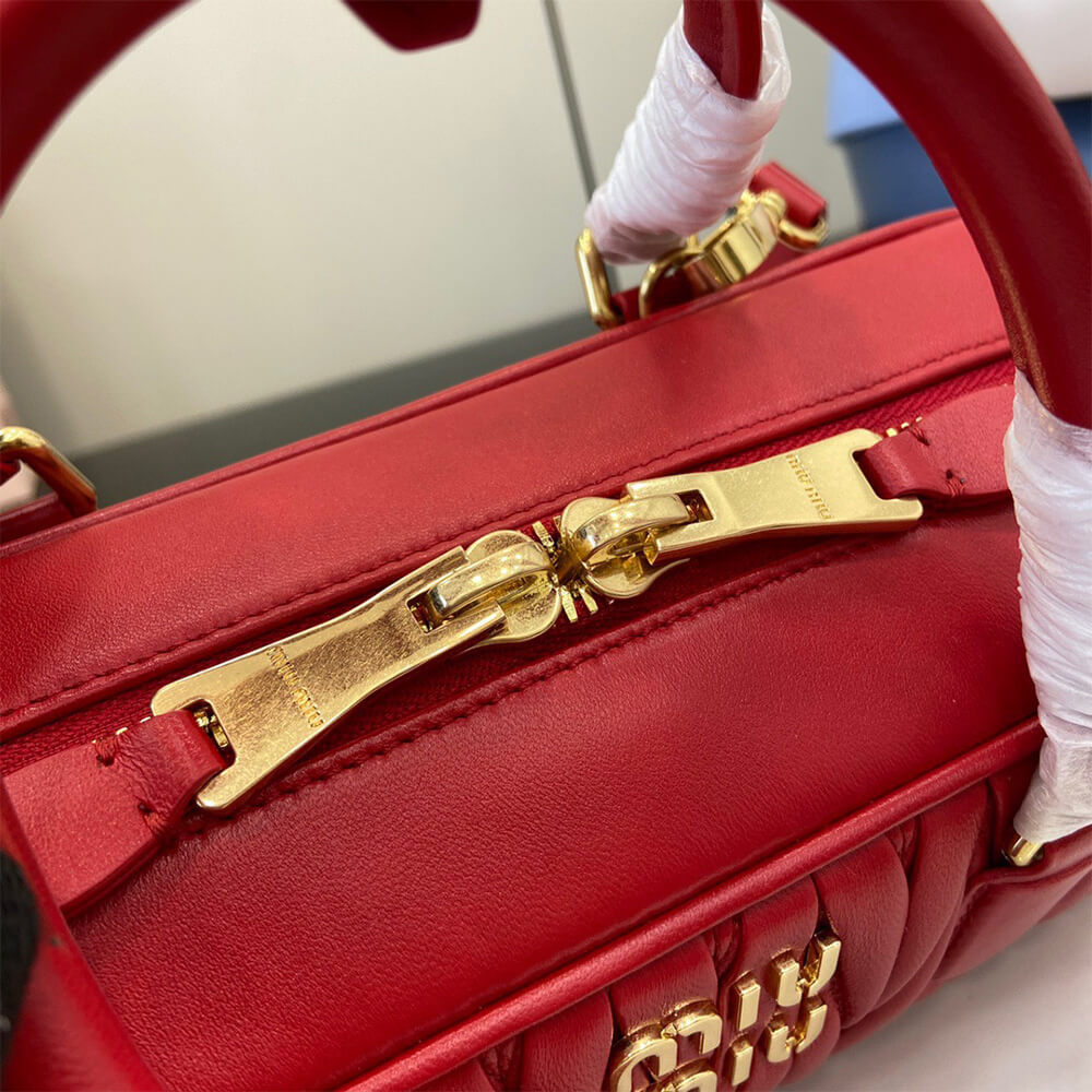 MIUMIU Large Arcadie matelasse nappa Bag(HIGH-END GRADE)