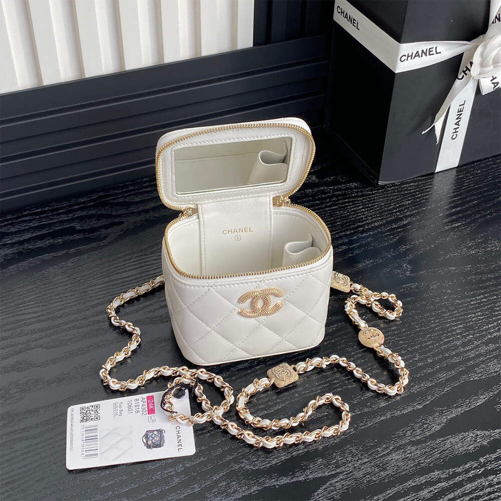 CHANEL Small Vanity with Chain(HIGH-END GRADE)