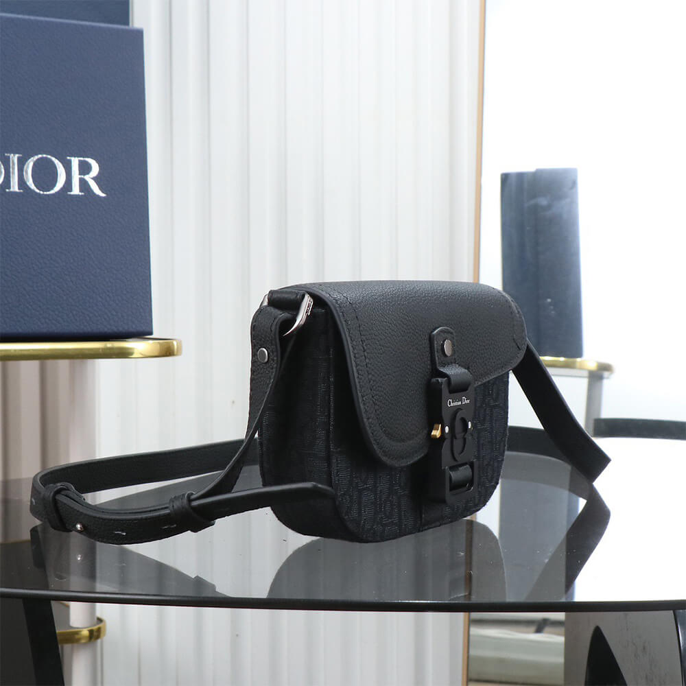 Dior Mini Saddle Messenger Bag with Flap