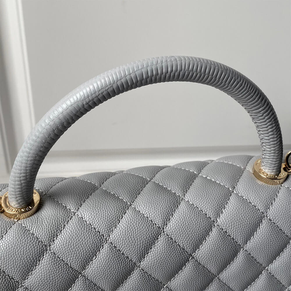 CHANEL Large Flap Bag With Top Handle(high-end grade)