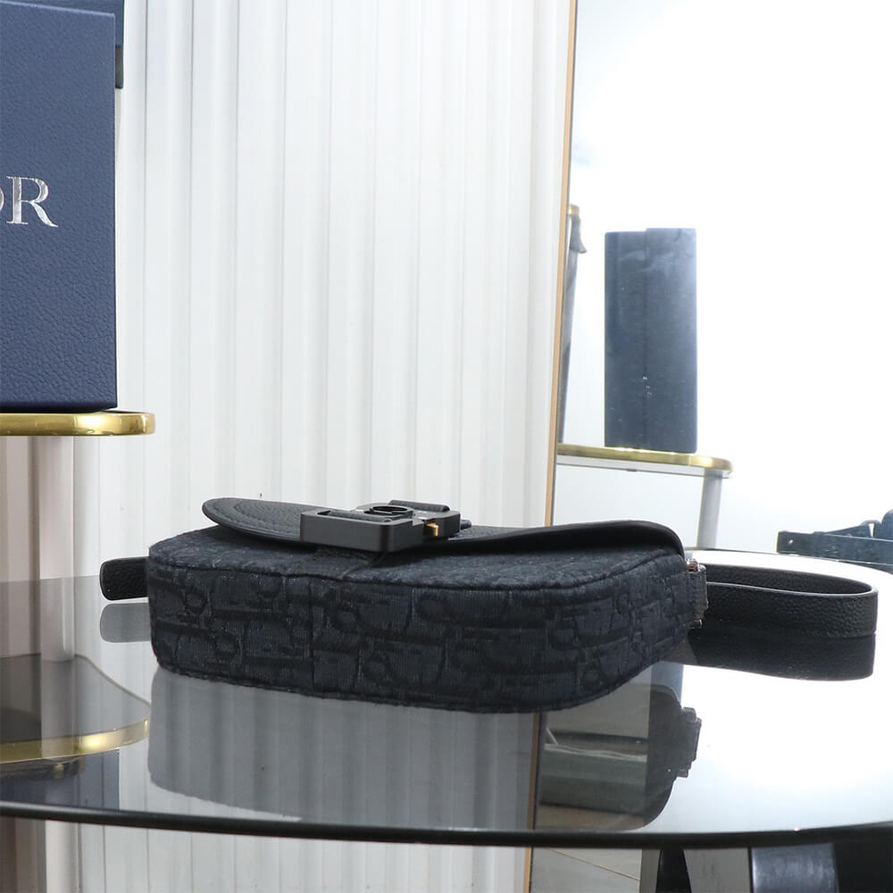 Dior Mini Saddle Messenger Bag with Flap