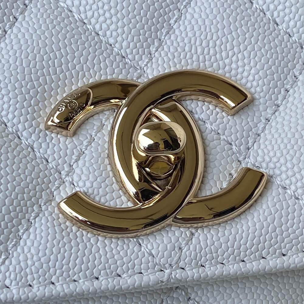 CHANEL Large Flap Bag With Top Handle(high-end grade)