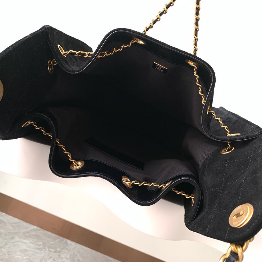 CHANEL 25 Medium Handbag SUEDE(high-end grade)
