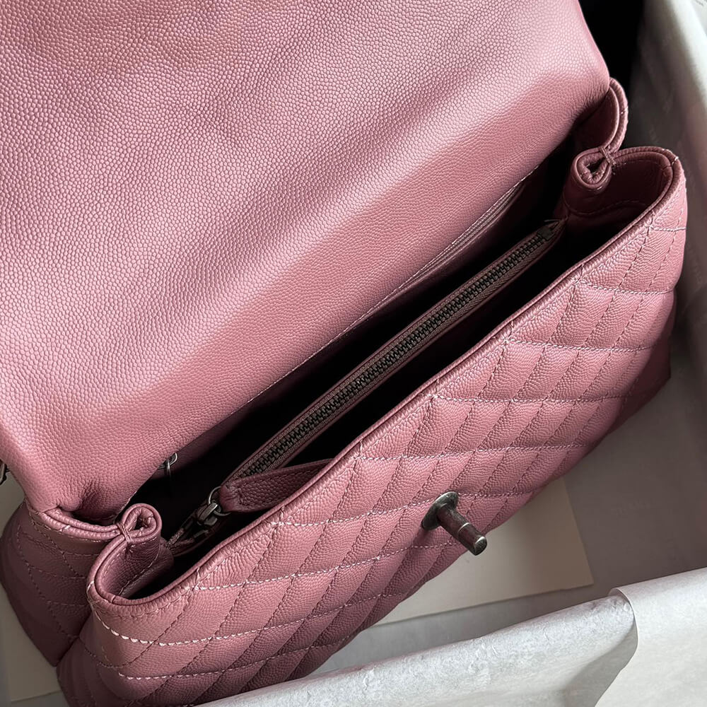 CHANEL Large Flap Bag With Top Handle(high-end grade)