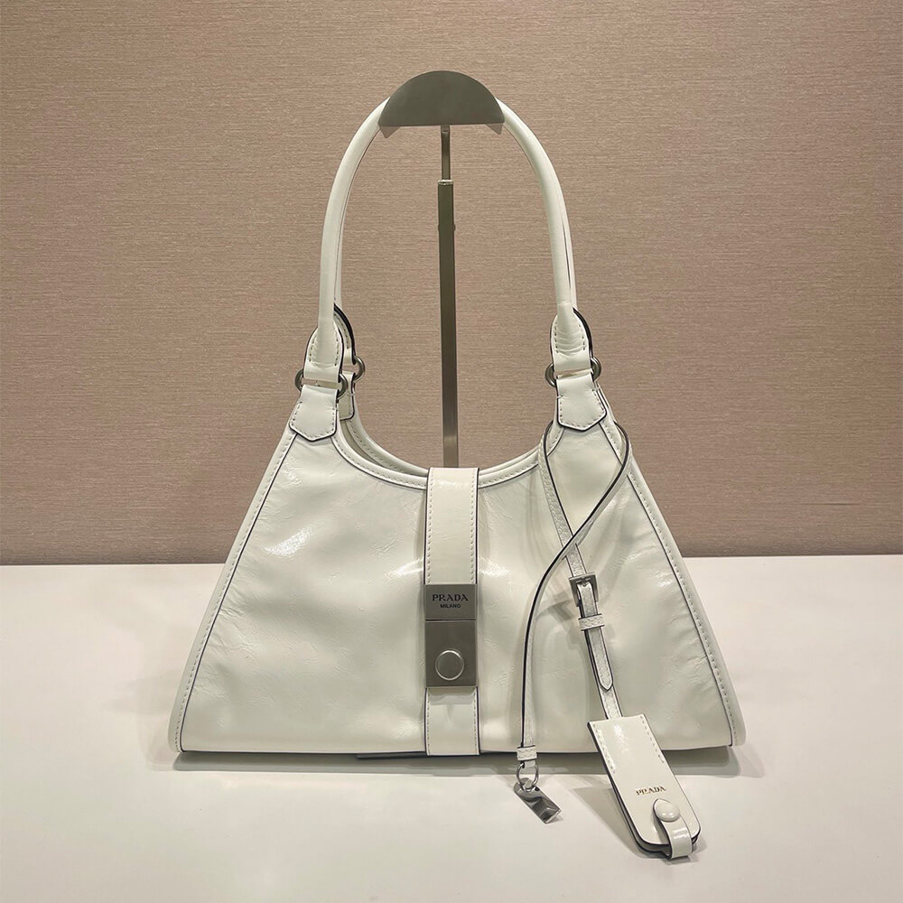 Prada Medium leather tote bag(high-end grade)