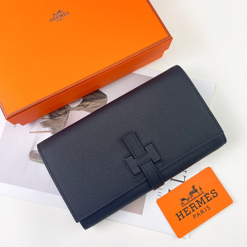 HERMES New H Passant Toutenmain wallet(HIGH-END GRADE)