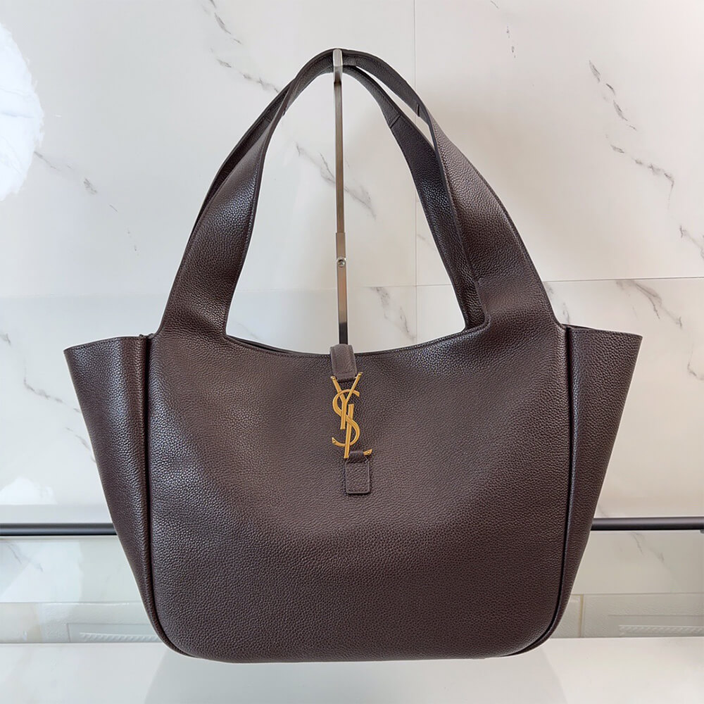 YSL LE 5 A 7 BEA IN GRAINED LEATHER
