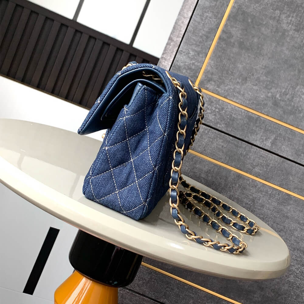 CHANEL Suede Classic Double Flap Handbag(HIGH-END GRADE)