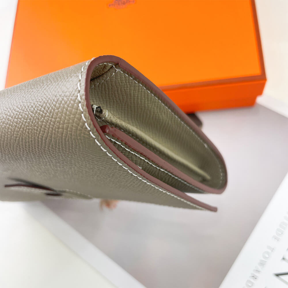 HERMES New H Passant Toutenmain wallet(HIGH-END GRADE)