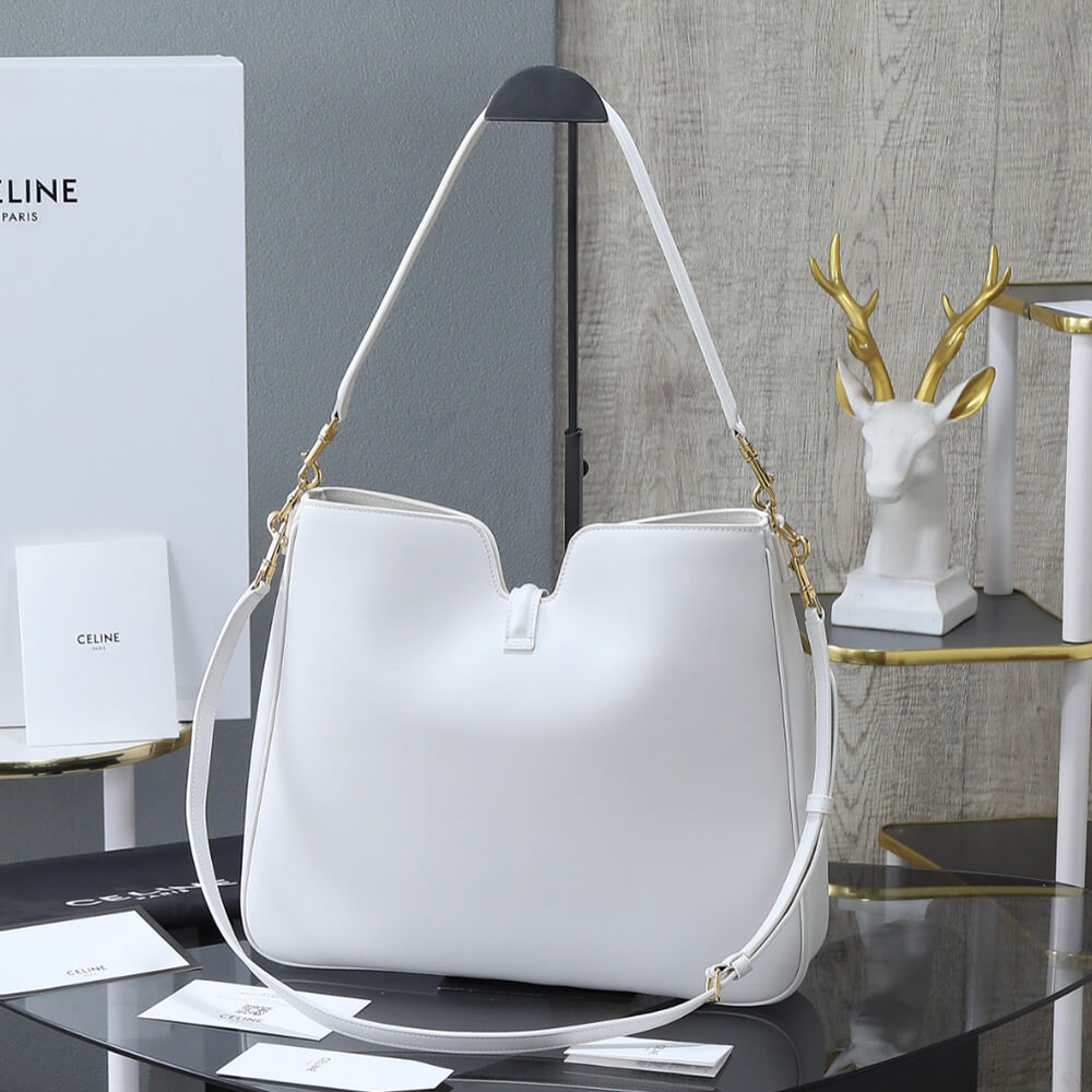 CELINE MEDIUM CAMILLE 16 SOFT BAG IN SMOOTH CALFSKIN(HIGH-END GRADE)