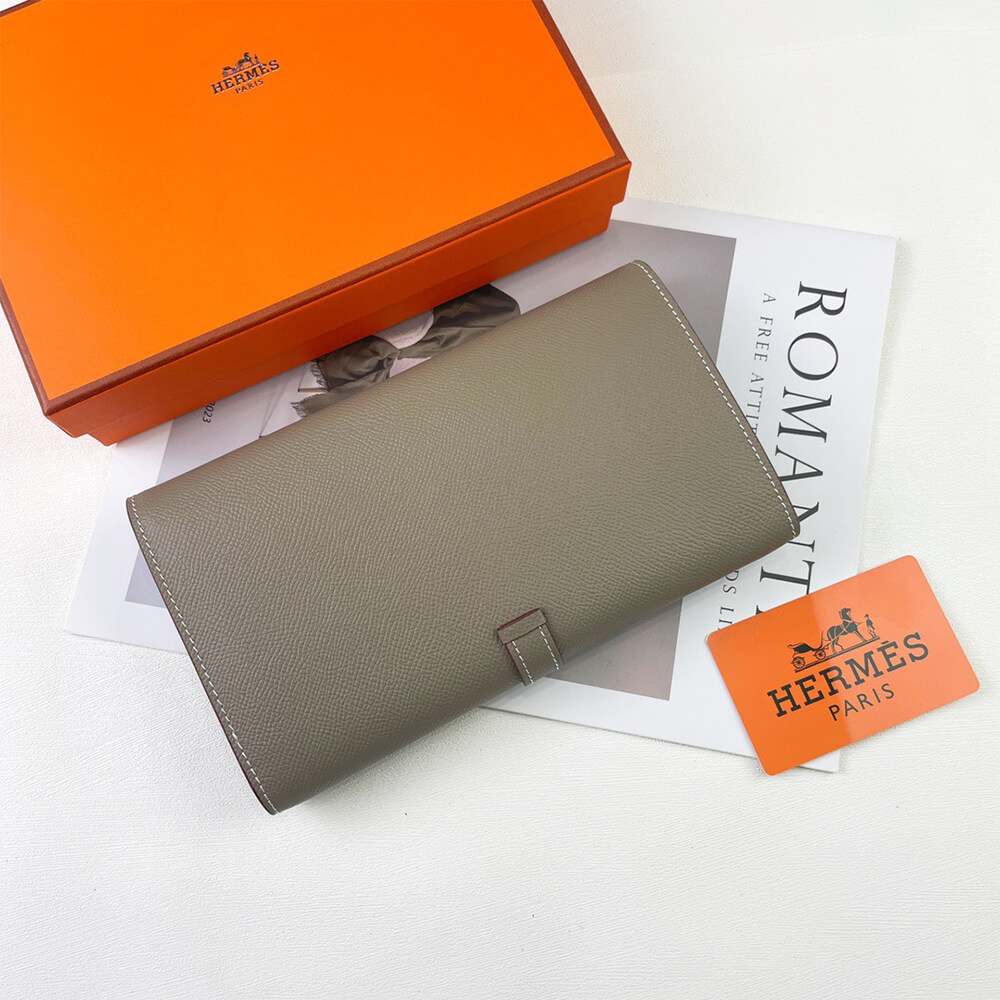 HERMES New H Passant Toutenmain wallet(HIGH-END GRADE)
