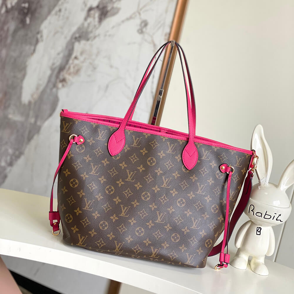 LV Neverfull Bandouliere Inside Out MM(HIGH-END GRADE)